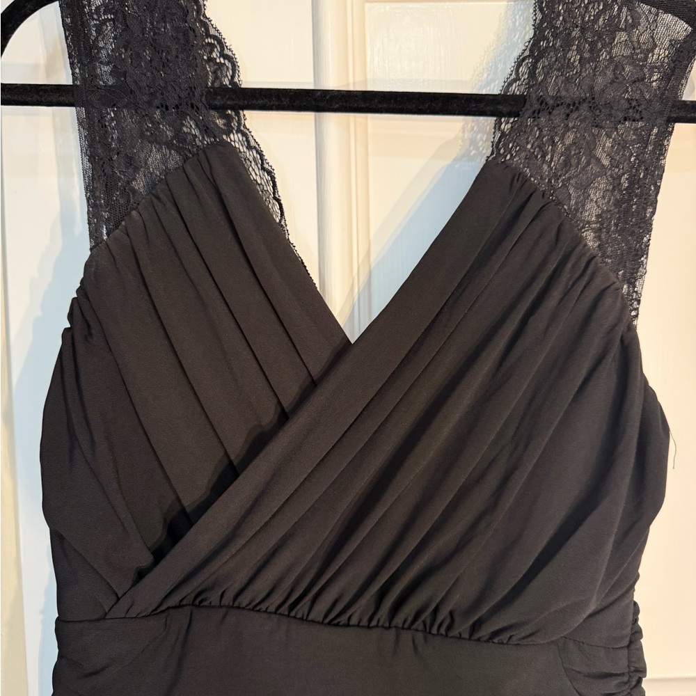 Elegant Black Lace Dress